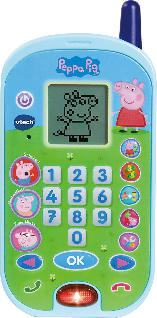 Vtech Peppa's Learning Phone - Featuring original voices from the Peppa Pig series and exciting educational games - For children aged 2-5 years.