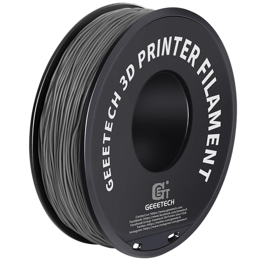 GEEETECH TPU Filament 1.75mm +/- 0.02mm for 3D printers, 1KG 1 Spool Grey