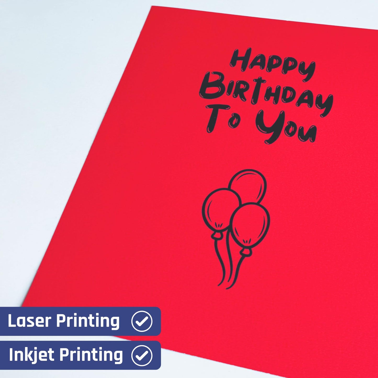 24 pieces, 230gsm - Cardstock Paper Red, 8.5" x 11"