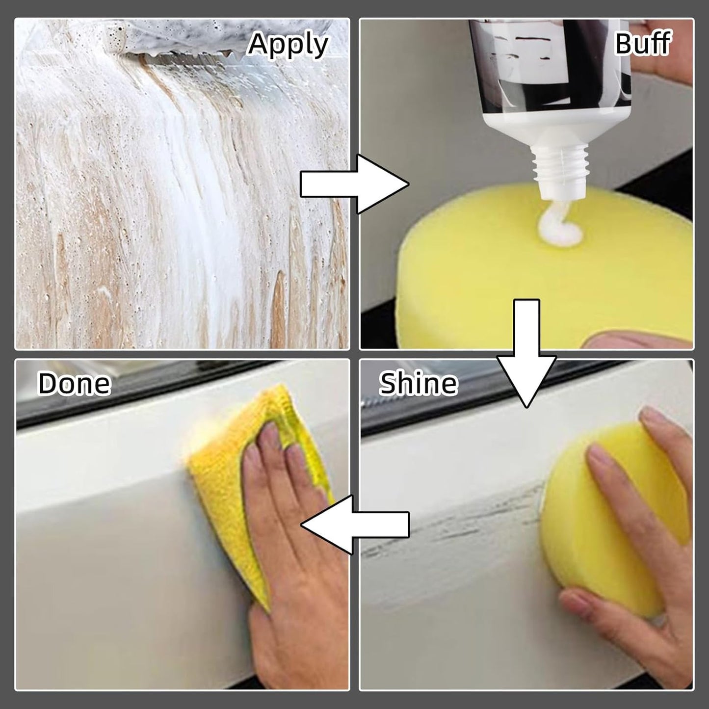 Car scratch remover, vehicle paint restoration polish, scratch repair wax for cars, restoring the shine of car paint (2)