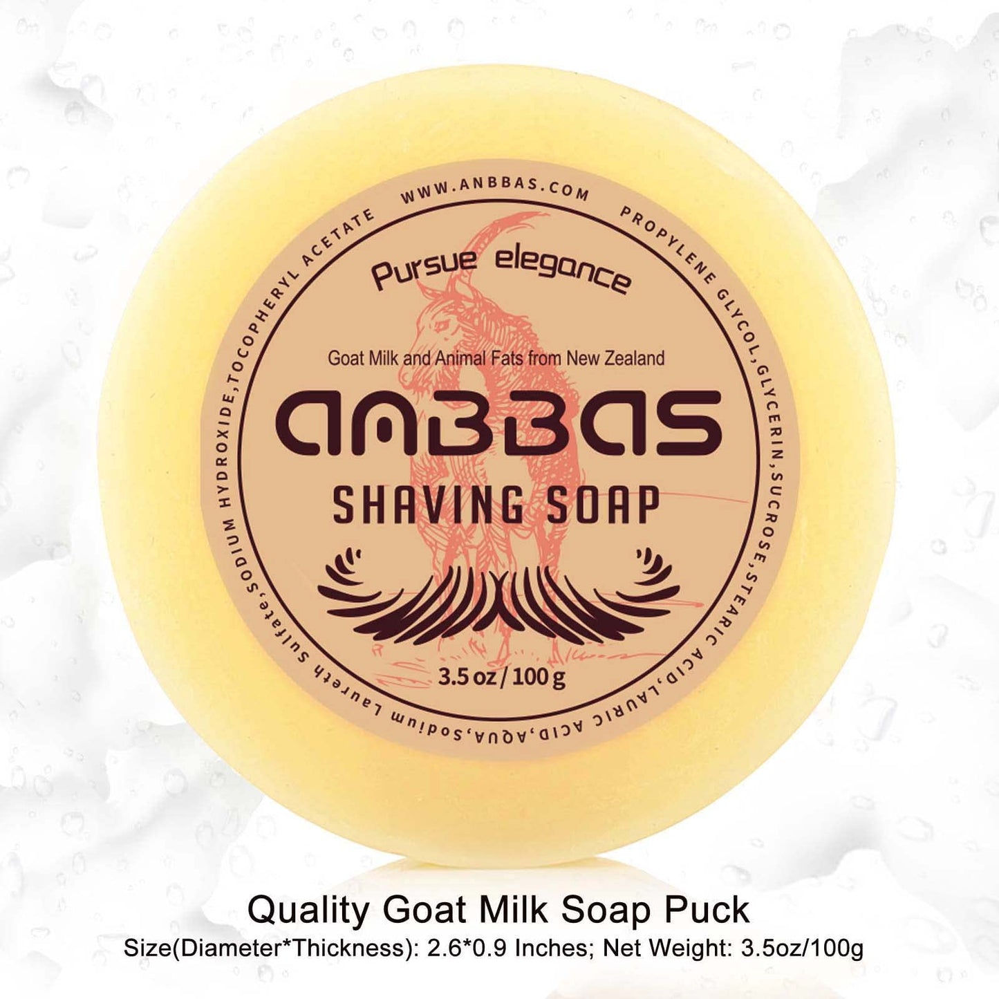 Anbbas shaving set men with bowl Luxury men's gift set Shaving brush Badger hair Silver tip with brush holder
