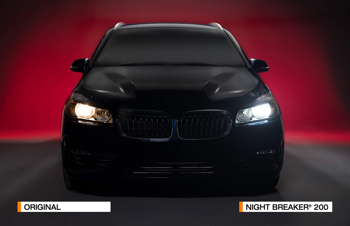Osram NIGHT BREAKER 200, H4, +200% light, halogen lamp for headlights, 64193NB200-HCB, 12V car, twin pack (2 lamps)