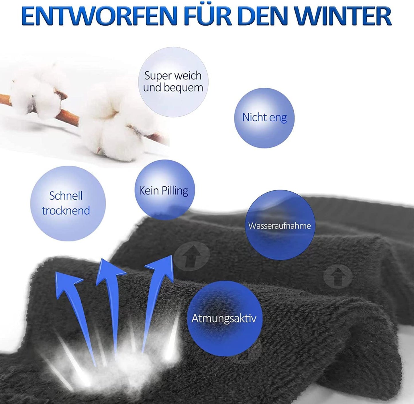 Heated socks, 5V/5000mAh Heated Socks Men Women Foot Warmer Heated Socks with 4 Adjustable Temperature, Electric Foot Warmer Warm Socks for Winter Outdoor Camping Fishing Hiking (L)
