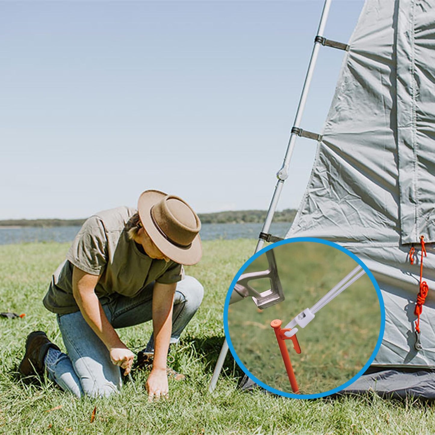Young span rubber with hooks, 50 pieces, bungee cord with hooks 25 cm, tarpaulin tensioner rubber strap with hooks for tarpaulin fastening tent camping.