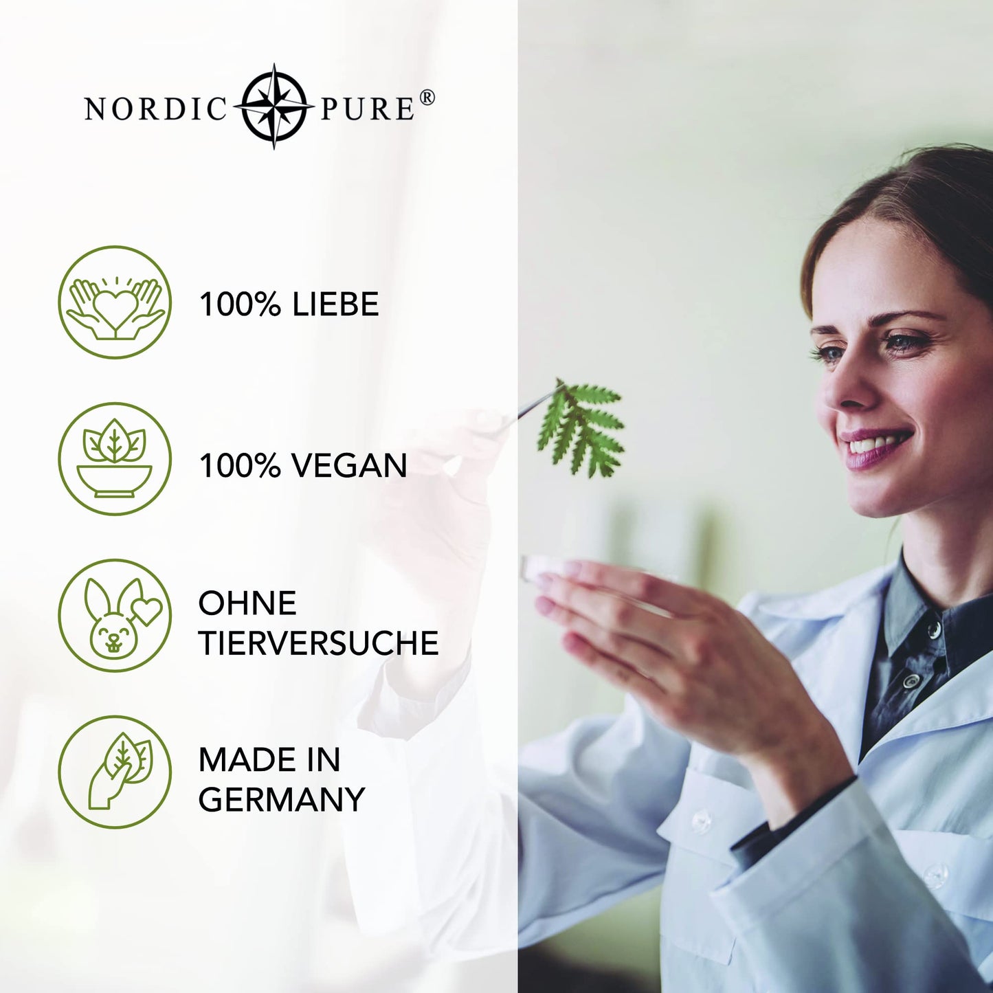 Methylene Blue 100ml high-dose drops from Nordic Pure | Solution with 99.9% purity | High-dose Methylene Blue | Methylene Blue 1% solution | Laboratory tested & produced in Germany
