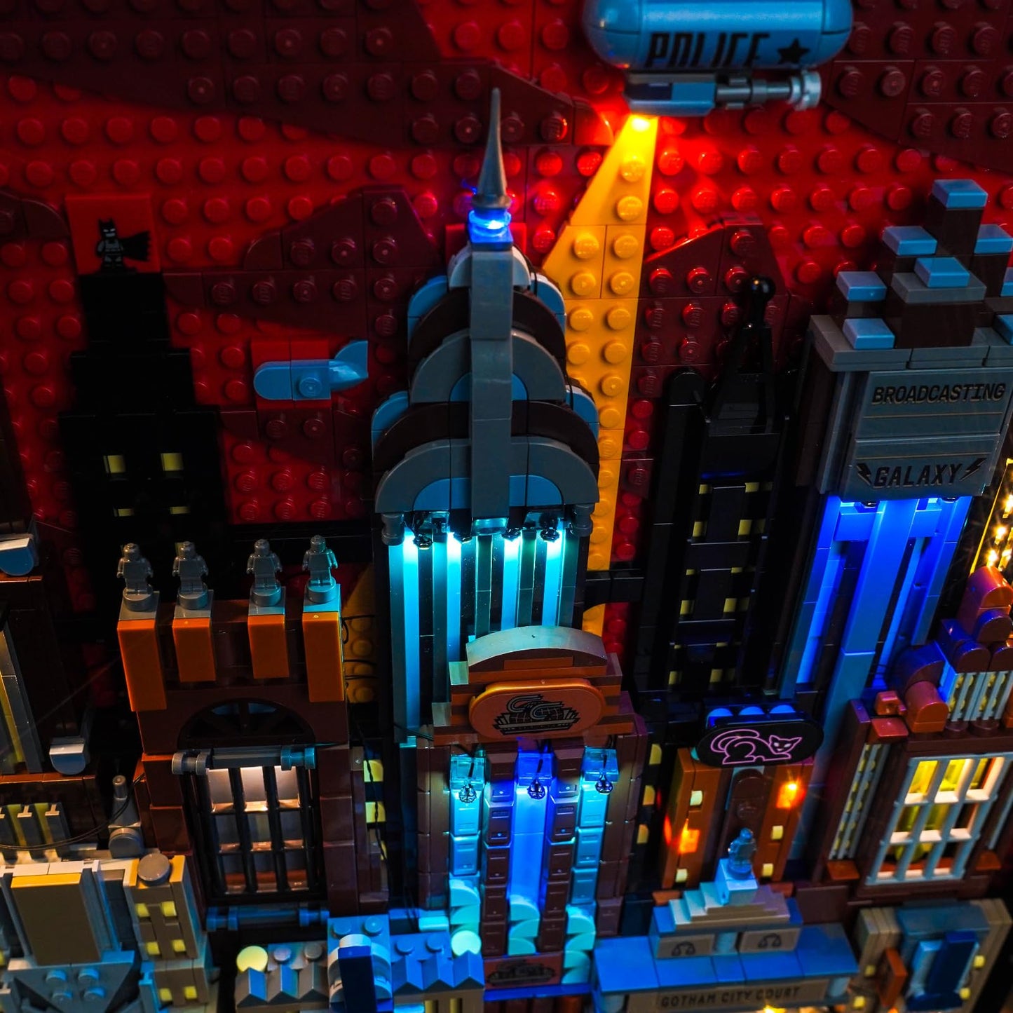 Remote control light kit for Lego 76271 Batman: The Animated Series Gotham City (non-Lego), LED lighting set for Lego Batman: The Animated Series Gotham City creative toy.