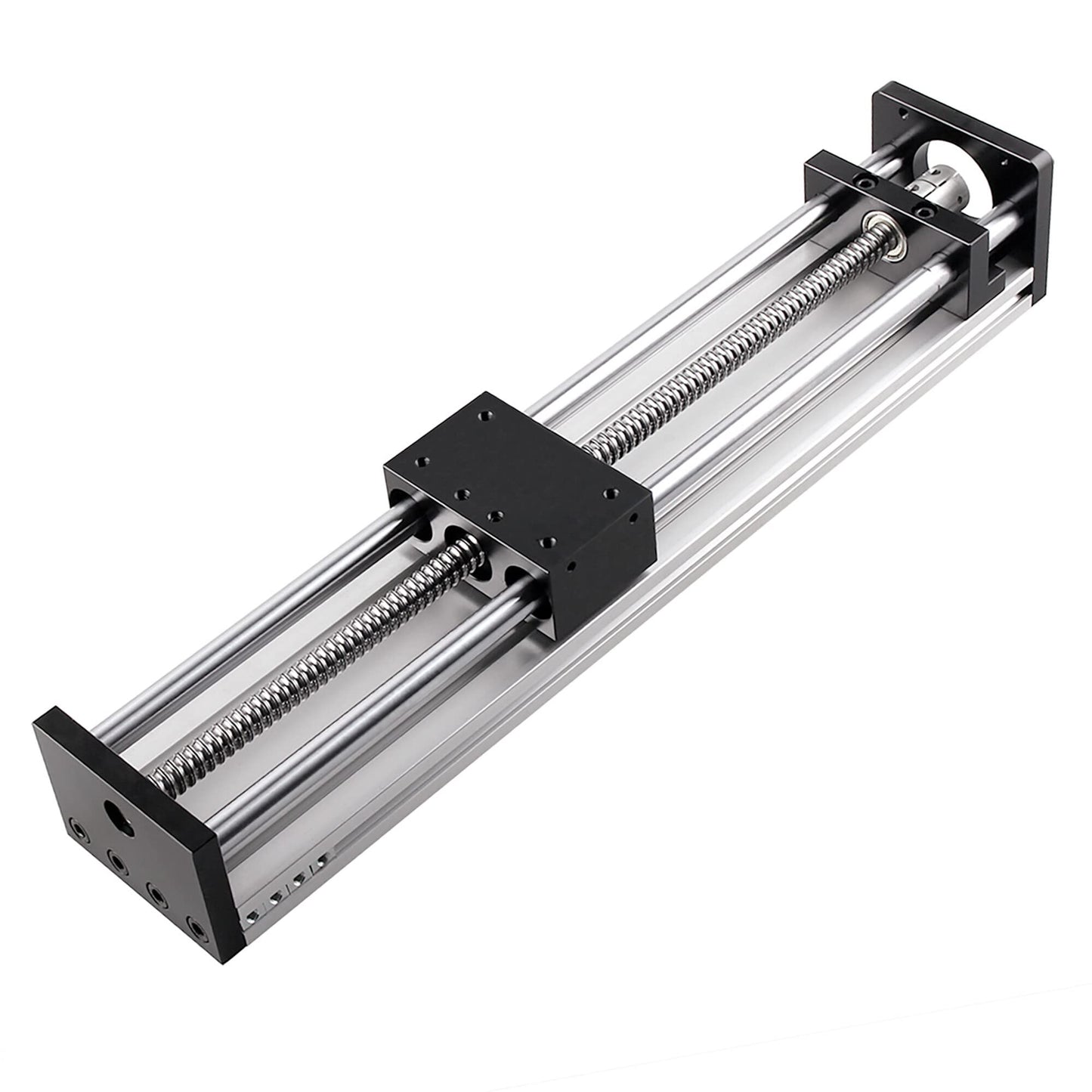 CNCMAN'S 150mm Effective Travel Length Double Optical Axis Guide Ball Screw SFU1605 150mm, Linear Actuator Linear Guides Linear Table Actuator for DIY CNC Milling Parts and 3D Printers