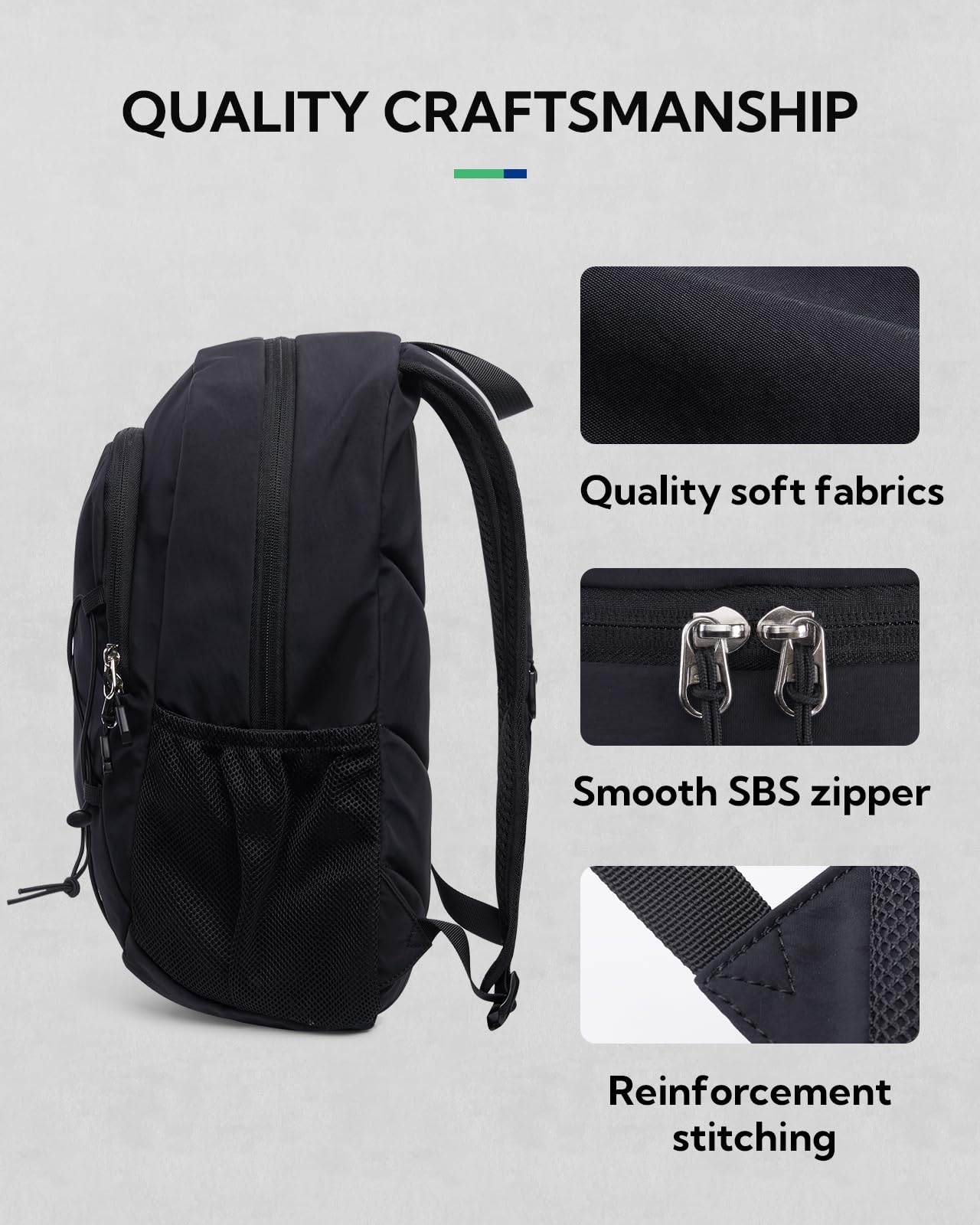 WATERFLY small backpack hiking backpack 12L: Lightweight daypack mini sports backpack outdoor daypack with detachable chest strap for hiking travel camping biking men women