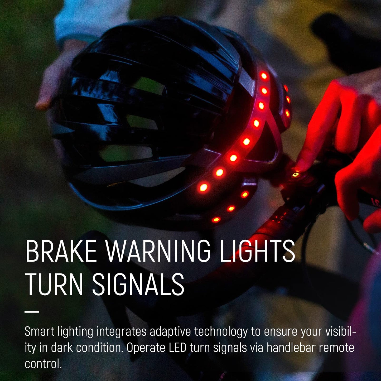 LIVALL Smart Bike Helmet with LED taillight and turn signals, Bluetooth bike helmet with wireless remote control, SOS alert and built-in microphone and speaker, for men and women, black