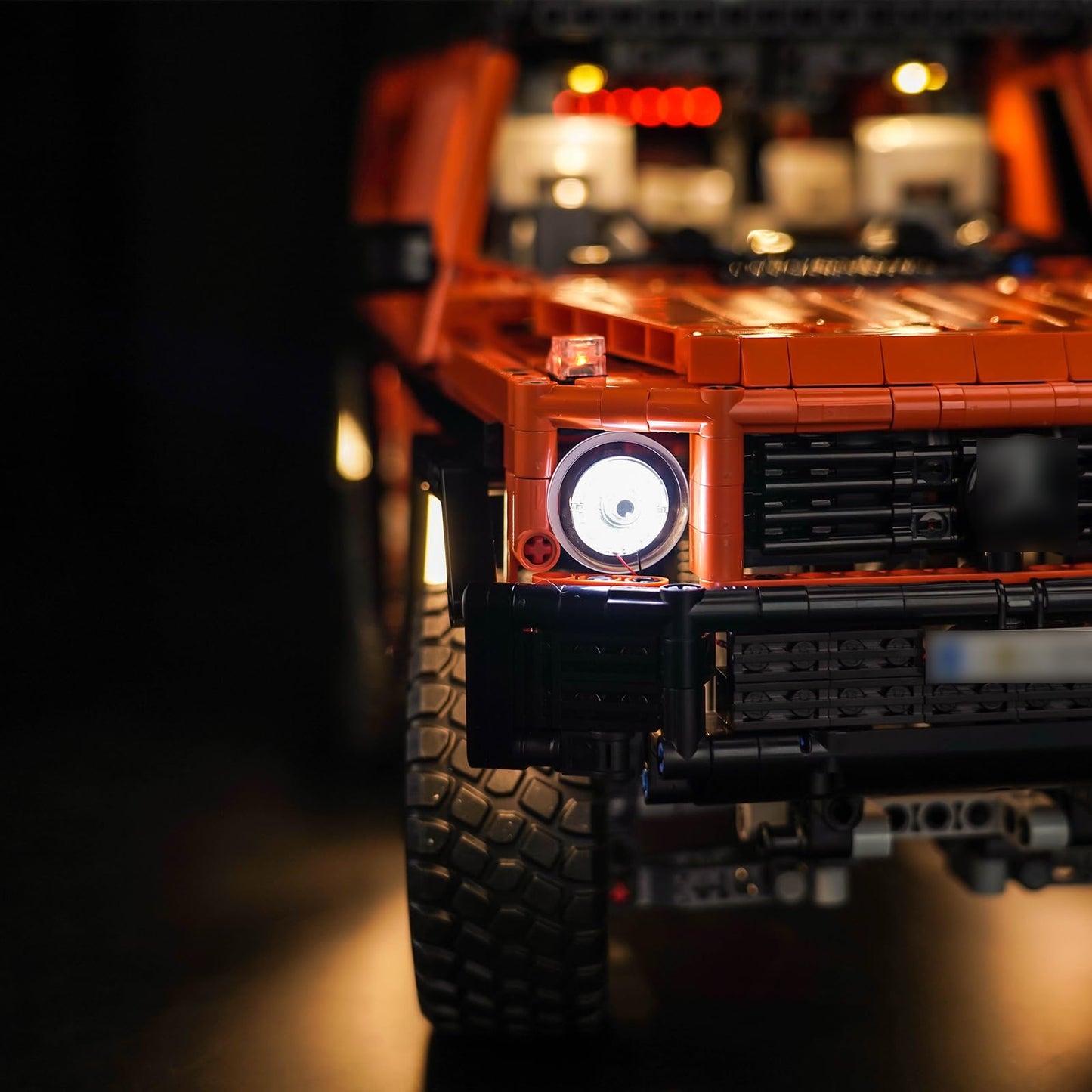 LED light set for Lego Technic Mercedes-Benz G 500 Professional Line (no Lego), decorative lighting set for Lego 42177 Mercedes-Benz G 500 Professional Line Creative Toy - Standard Version