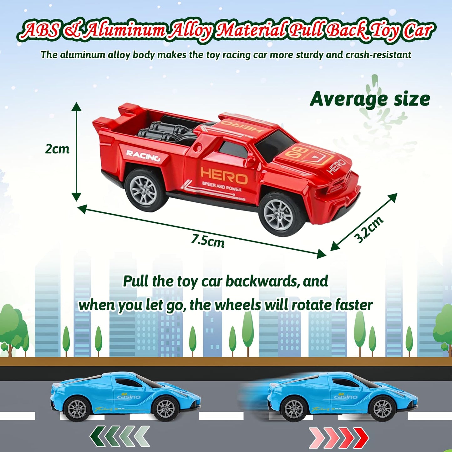 Advent calendar 2024, Kids Pull Back Cars Toy, Sports Car Rally Car Race Toy, 24 day Christmas calendar gift for 3-12 year old boys girls