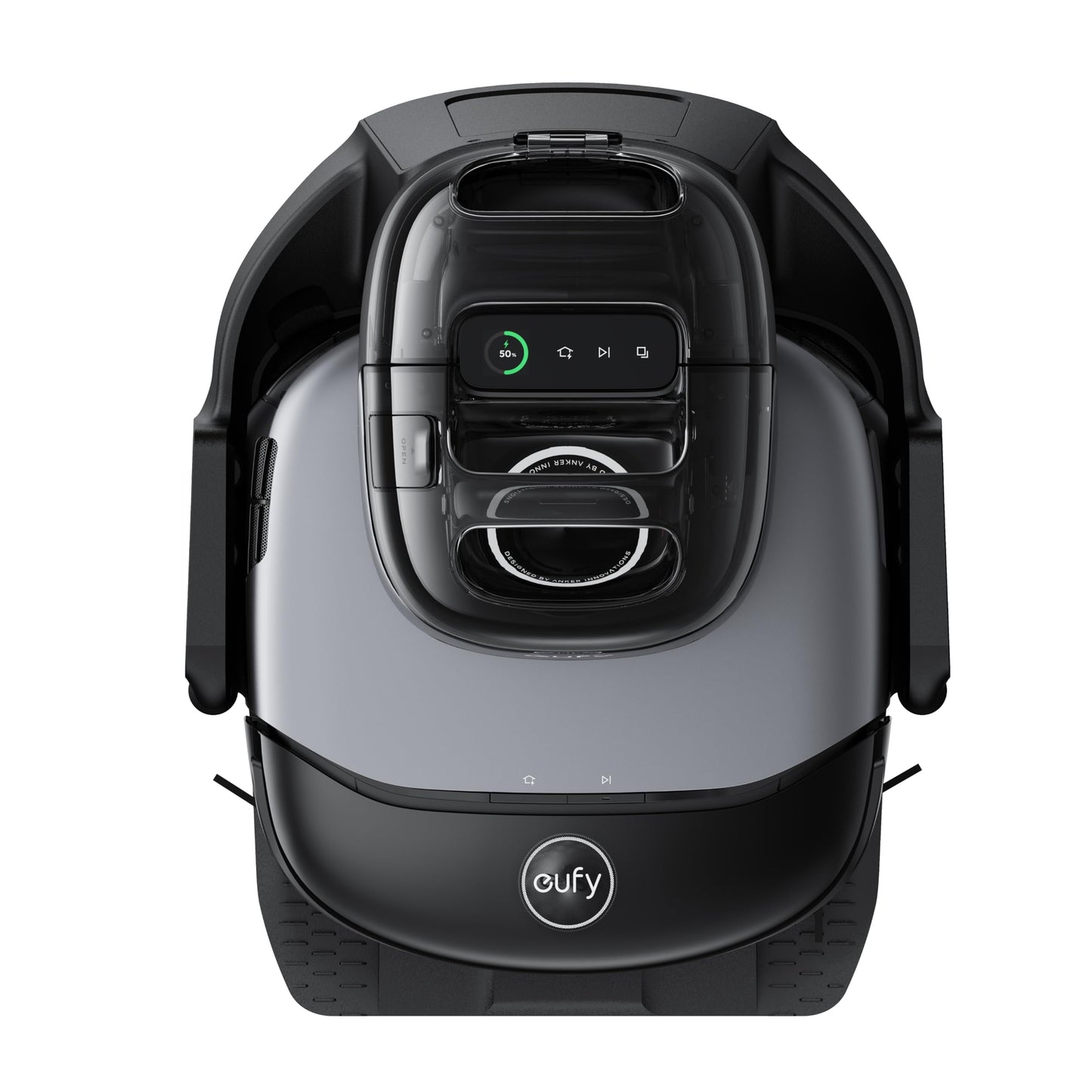 eufy S1 Pro HydroJet robot vacuum with mopping function, HydroJet cleaning system, Eco-Clean ozone, auto mop roller cleaning, 8000Pa, 10-in-1 station, obstacle detection, auto cleaner dosing.