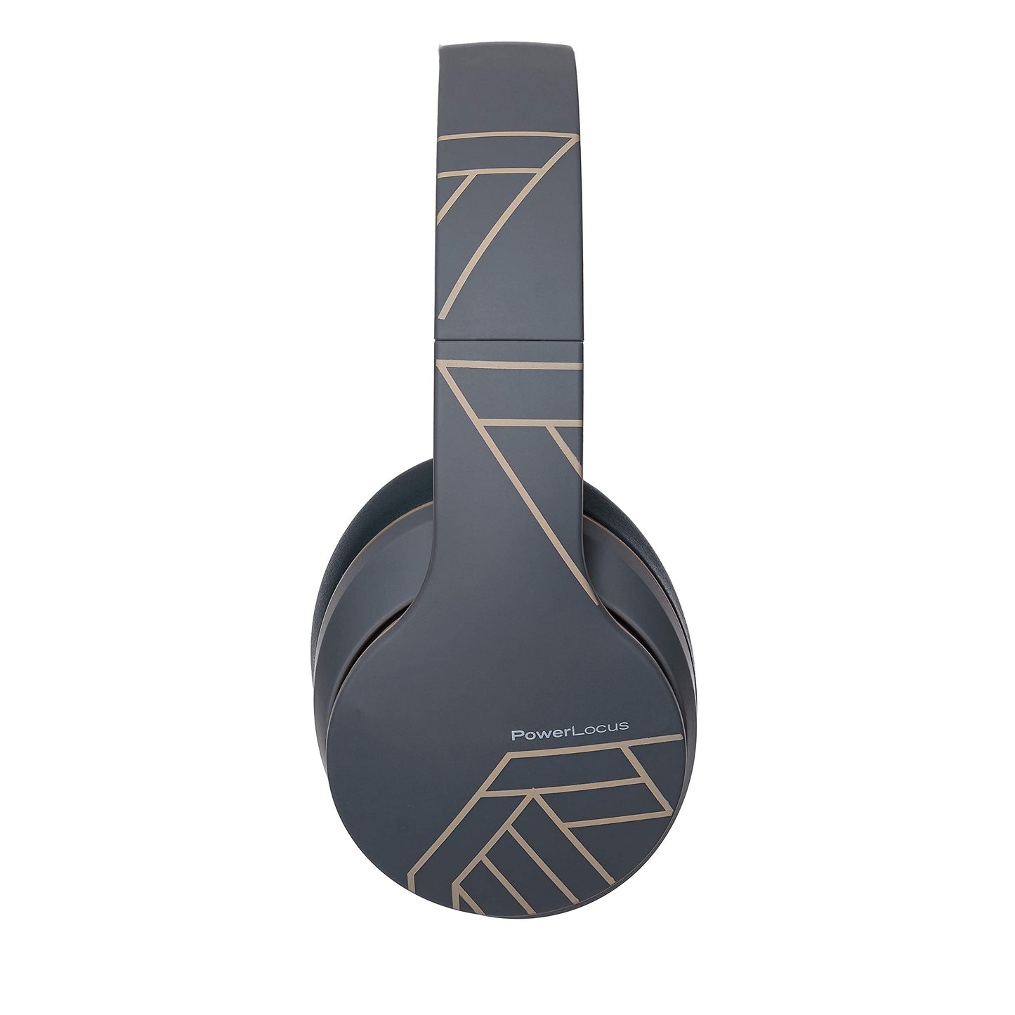 PowerLocus P6 Bluetooth Headphones Over Ear, Wireless Over Ear Headphones with Super Bass, 40Hrs Playtime, Microphone, Voice Assistant, Passive Noise Cancelling for iPhone, Samsung, iPad, PC, Laptop, TV