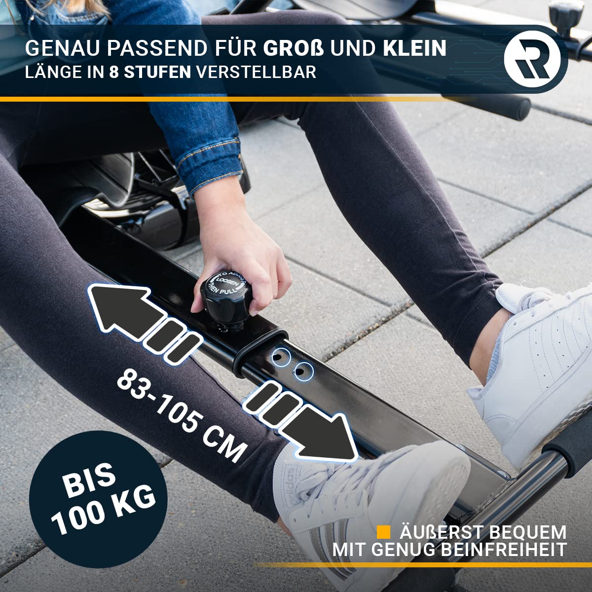 Robway Hoverkart | ๐๐๐ ๐๐๐๐๐๐๐๐ ยฎ - W1 W2 W3 & universal for 6.5" / 8" / 10" Boards - Hoverboard Seat - Hoverseat - Hovercart Seat - Rubber tires - Kids & Adults (Black)