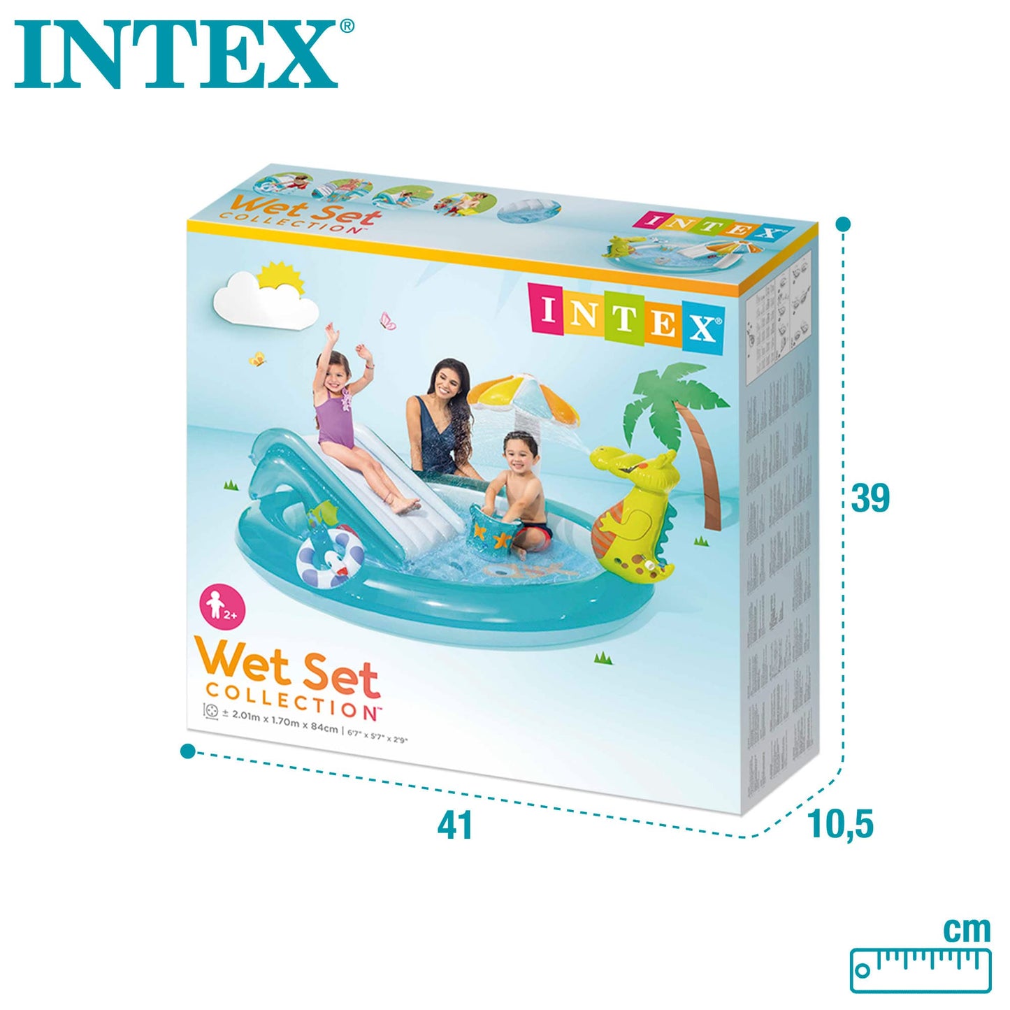 Intex inflatable pool, Color, 229 x 152 x 56 cm