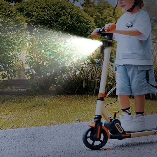 OnMeto Front Bike Light, IPX5 Waterproof Bicycle Lamp, USB Type-C Rechargeable Bike Light for Bike (Black)