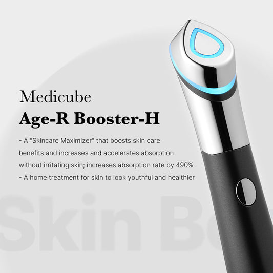 Medicube Booster H - Korean skincare tool - face glow booster to maximize and enhance skincare absorption - needle-free