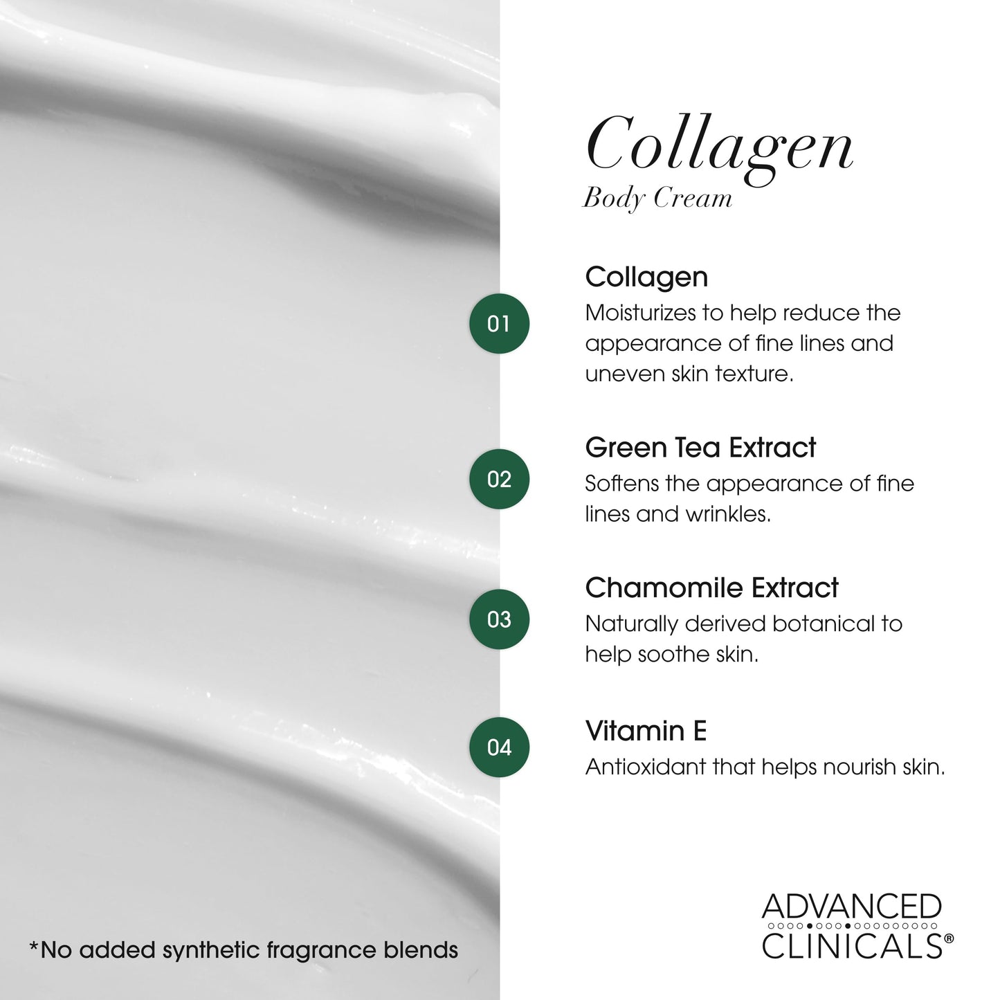 Advanced Clinicals Collagen Skin Rescue Lotion by Advanced Clinicals