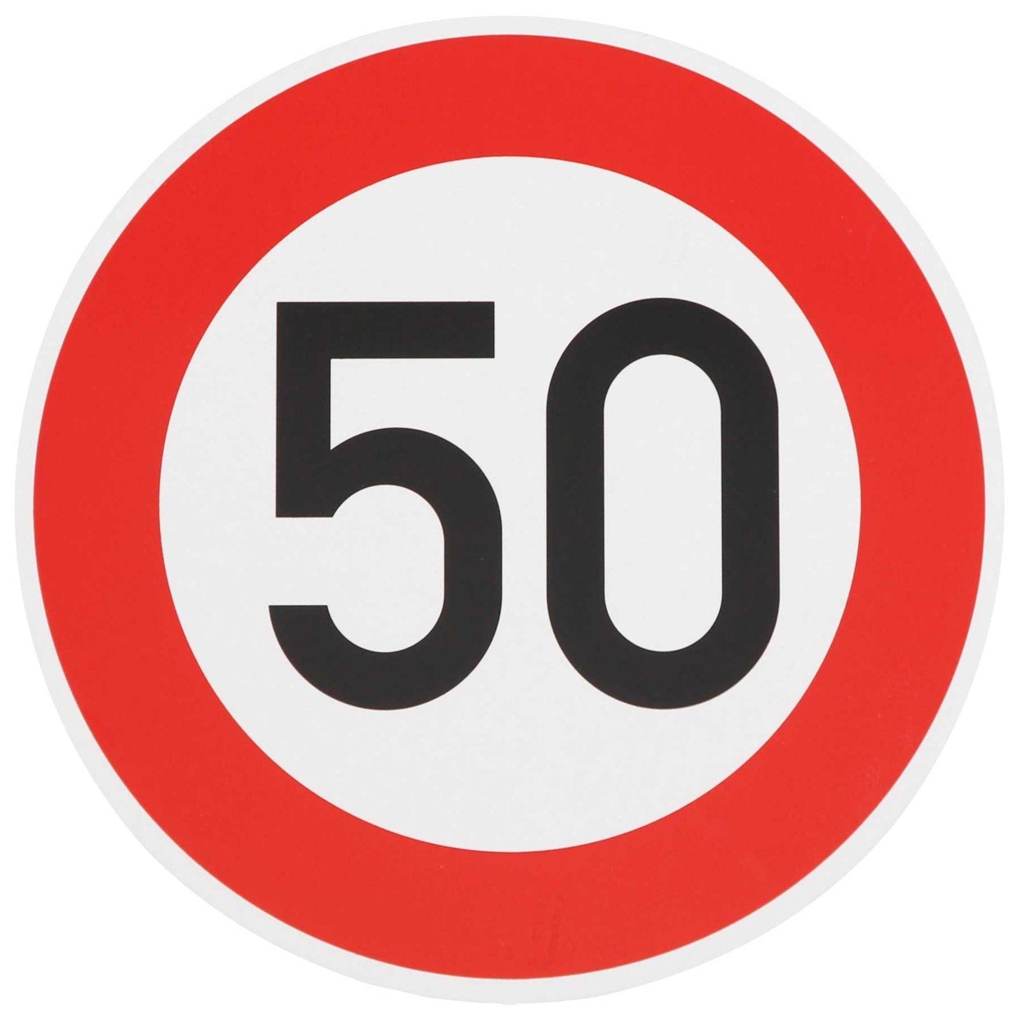 Speed limit 50 km/h Sign No. 274-50 Road Traffic Regulations DN 600 mm Birthday gift RAL Road sign Signs Traffic signs Road signs