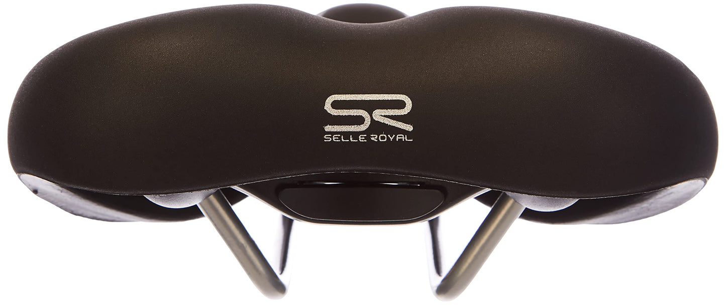 Selle Royal Adult Elastomer Gel Touring Saddle, Black, One Size & Women's Gel Trekking Saddle, Black, One Size.