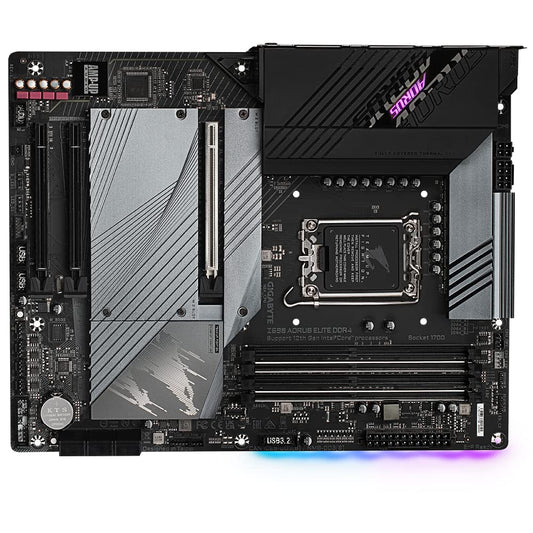 Gigabyte Z690 AORUS ELITE DDR4 ATX Motherboard - Supports 12th Gen Intel Core Processors (LGA 1700), 16+1+2 VRM Design, DDR4-5333(OC) Memory
