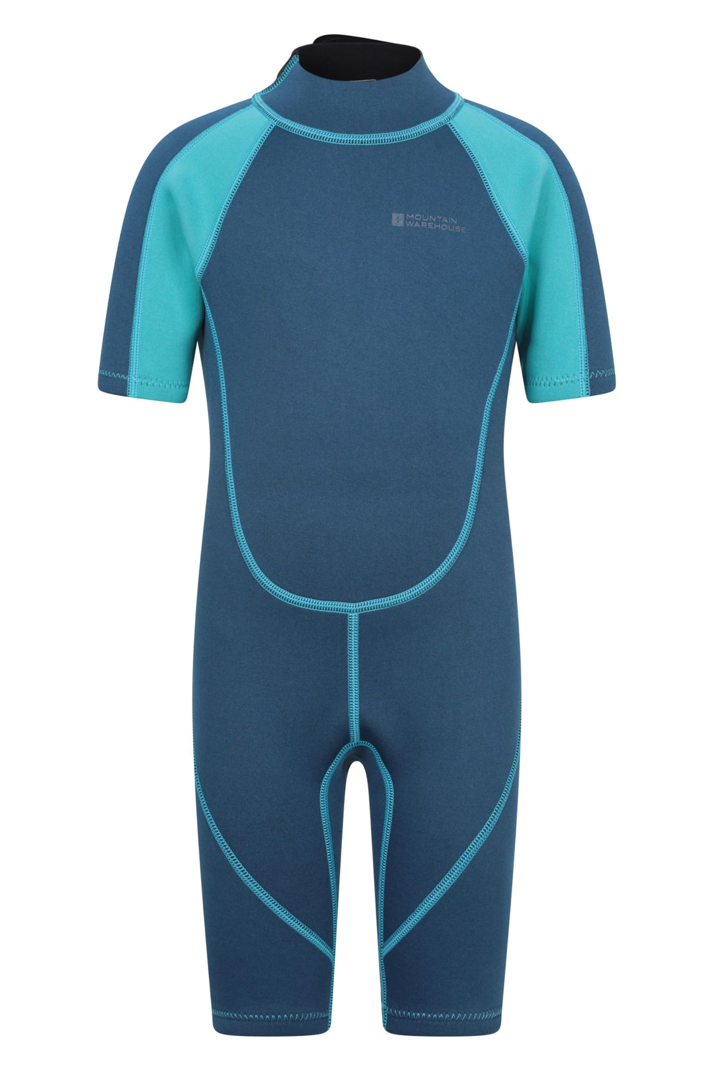 Mountain Warehouse Shorty Junior Wetsuit Aqua Kids 116 EU (5-6 years)