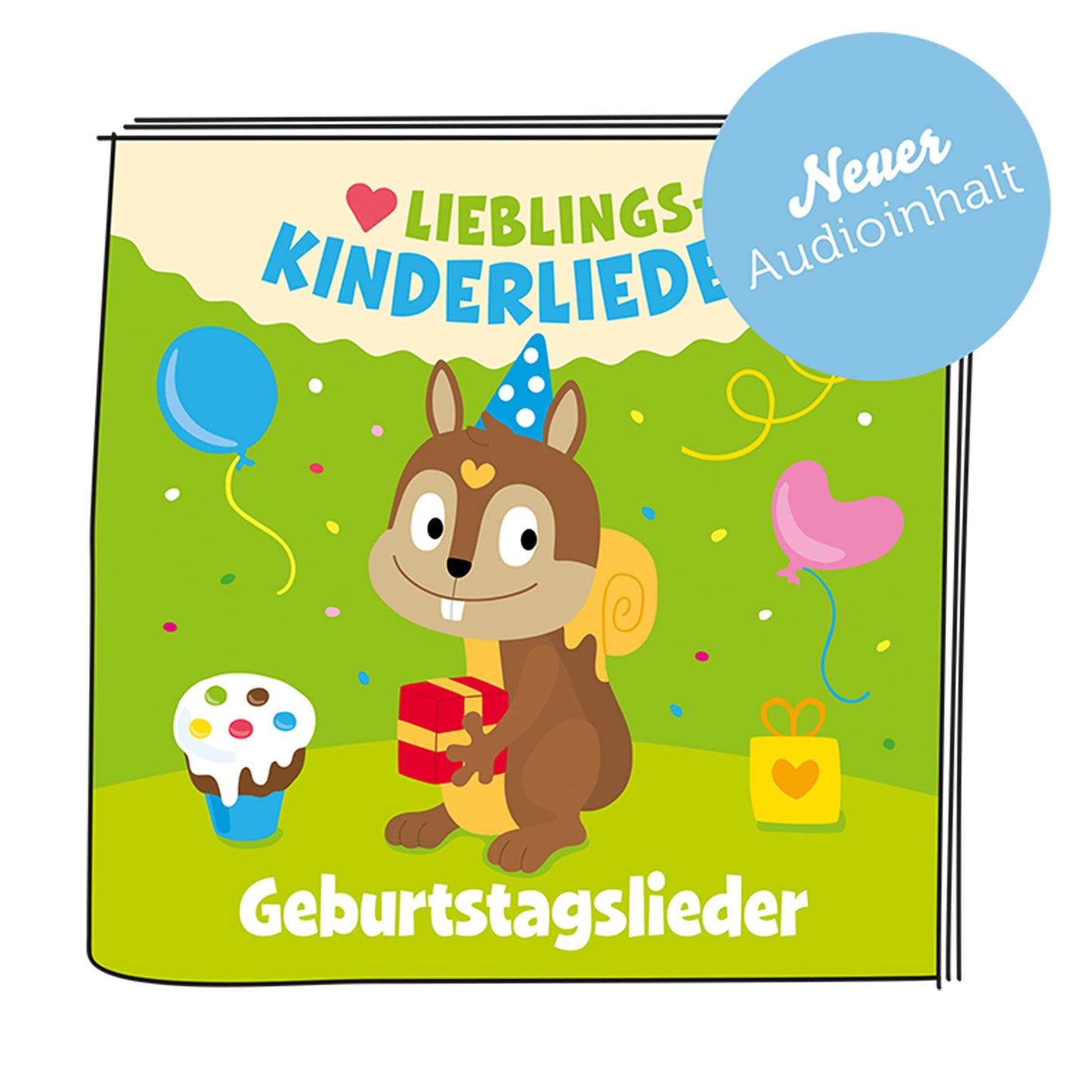 Tonies audio characters for Toniebox, Favorite Children's Songs - Birthday Songs, Children's songs for kids aged 3 and up, Playtime approximately 60 minutes