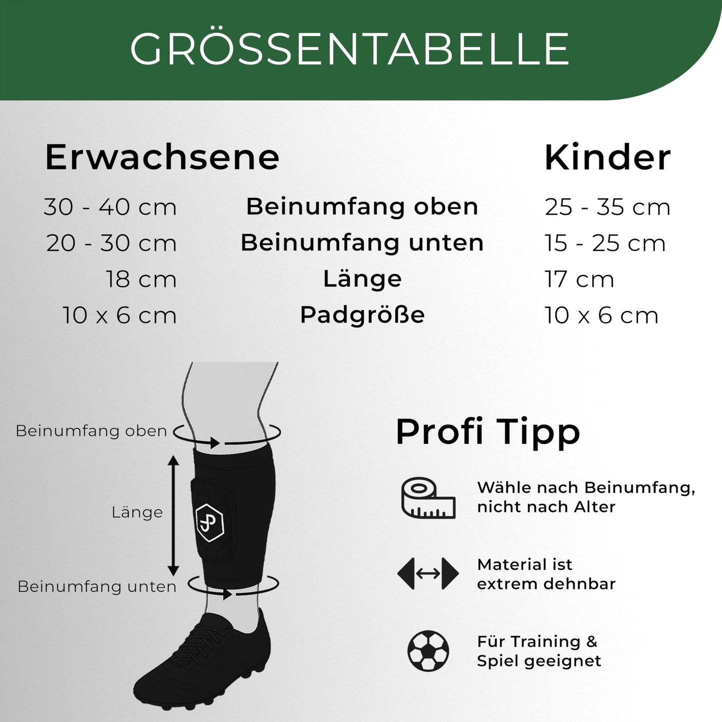 JDP Premium 3in1 Shin Guards, sock with integrated shin guards for soccer, shin guards including soccer socks, soccer shin guards, adult white shin guards.
