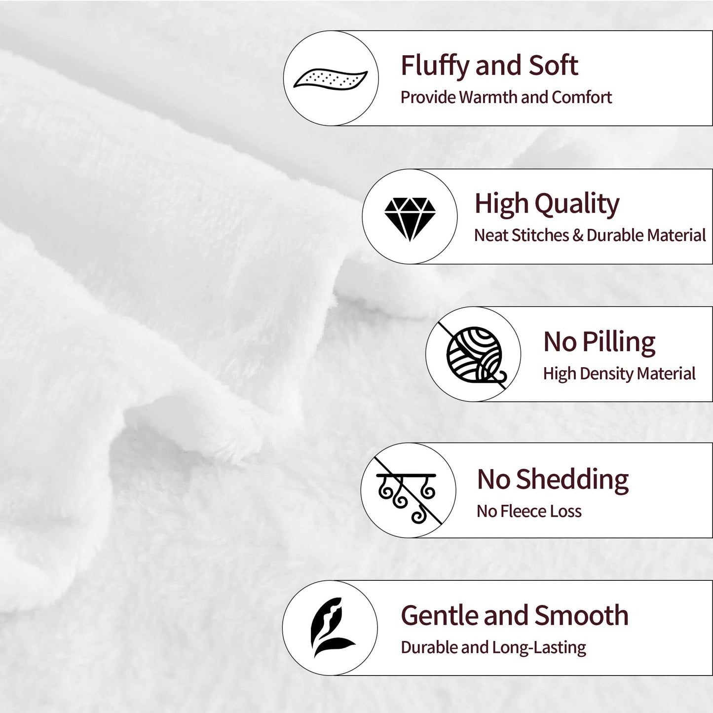 G-dake Gifts for Women's 40th Birthday, Cozy Blanket Birthday Gift for Best Friend Wife Sister Colleague, Birthday Gift Ideas, Fluffy Fleece Blanket 130x150cm