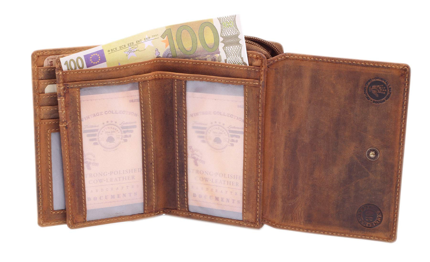 Greenburry Vintage Women's Wallet Brown 10x14.5x4.5cm