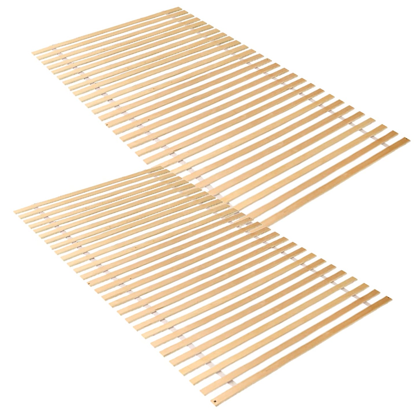 Jopassy slatted frames 2X slat base roll slatted frame 90x200cm 28 slats floor bed up to 200 kg loadable adjustable pre-assembled wooden slats bed frame replacement slats for floor