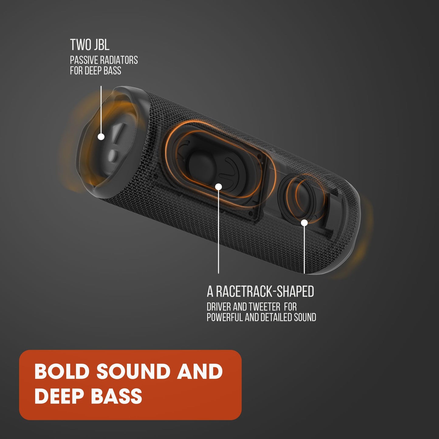 JBL Flip 6 Bluetooth Speaker - Red - Waterproof, portable speaker with 2-way speaker system for powerful sound - Play wireless music for up to 12 hours.