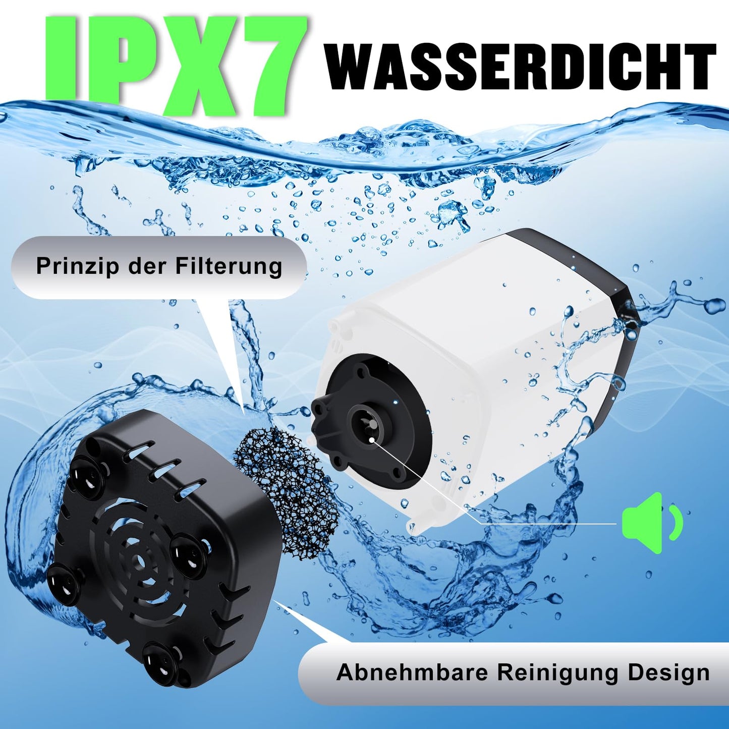 Camping shower, Spopal Portable Camping Shower with rechargeable 6000mAh, Camping shower with pump, Mobile showers outdoor showers with shower head and hose for garden car washing beach travel pet.