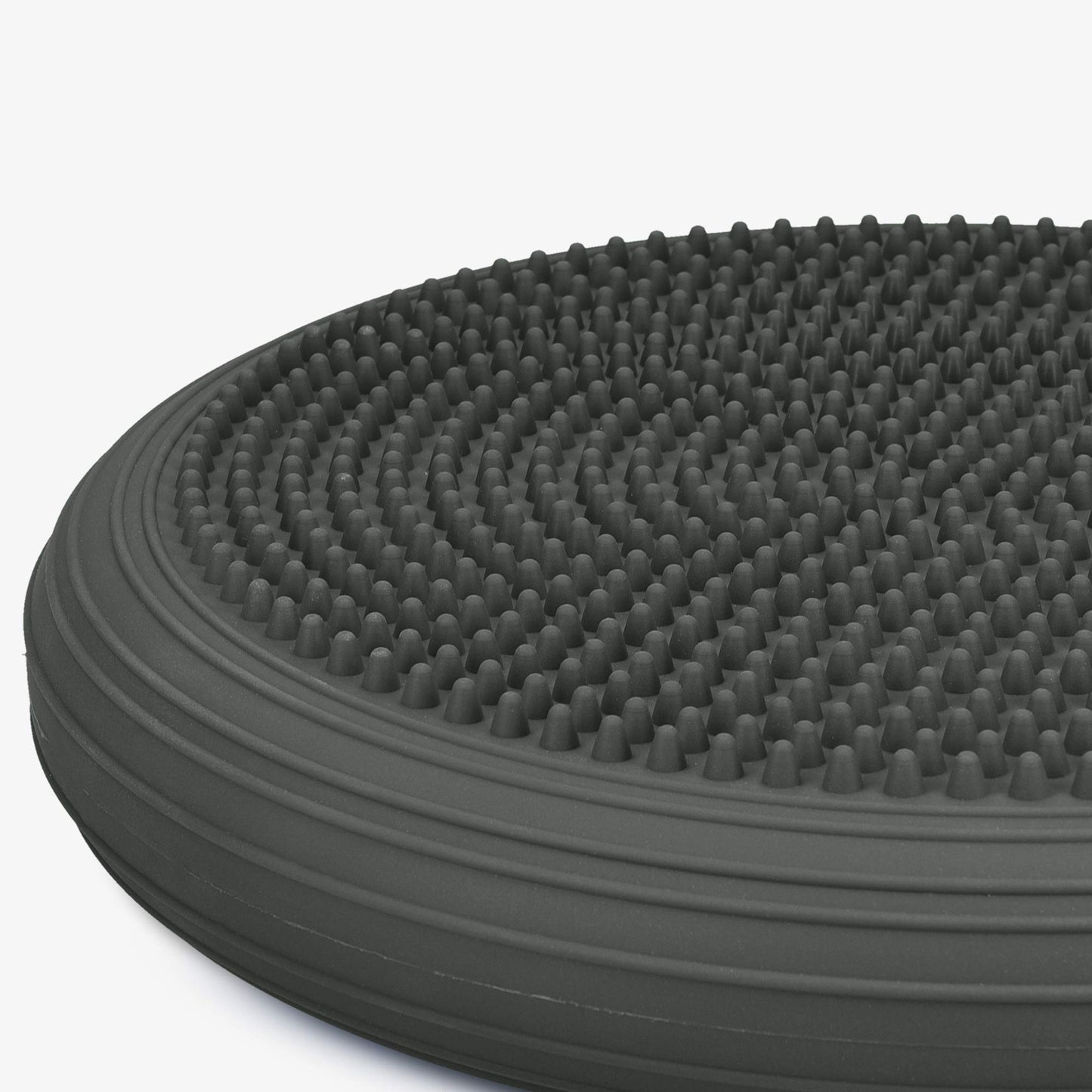 Navaris balance cushion ball seat cushion with air pump - balance mat cushion seat cushion back training - knobs and smooth