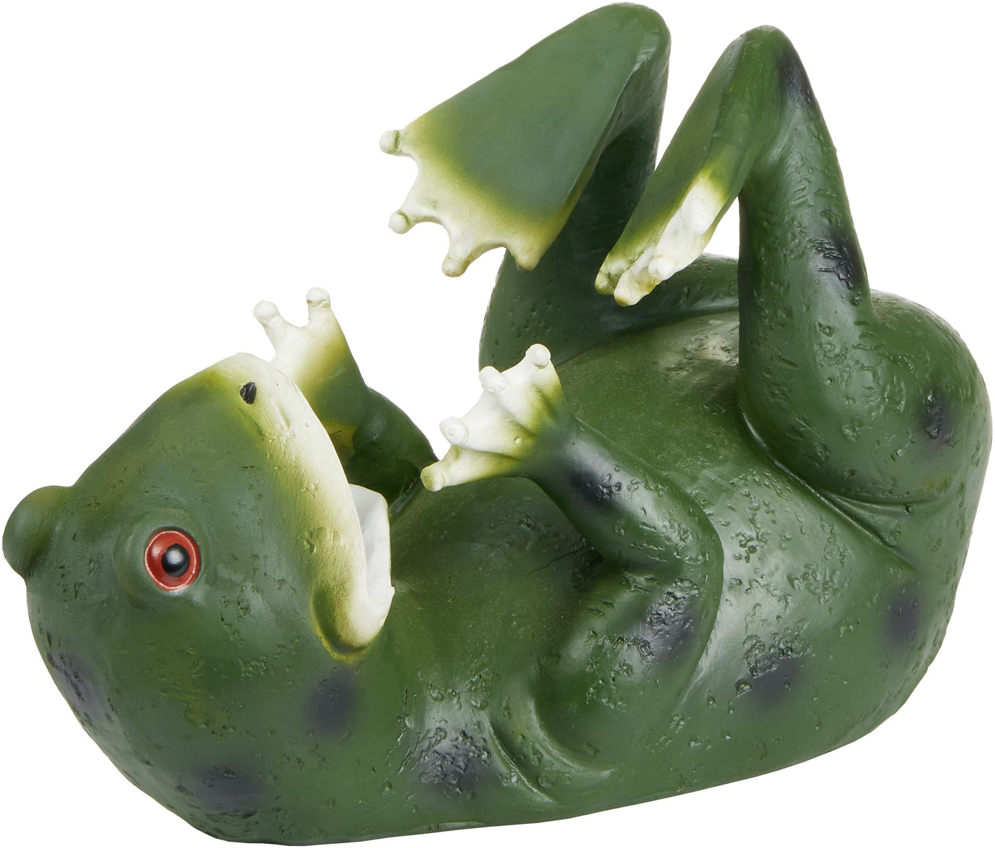 BRUBAKER wine bottle holder Thirsty Frog - Drinking Animals Bottle Holder - Funny Bottle Stand - Hand-painted Decor Figure Bar Wine Accessory for Wine Bar - Witty Decoration - Wine Gift
