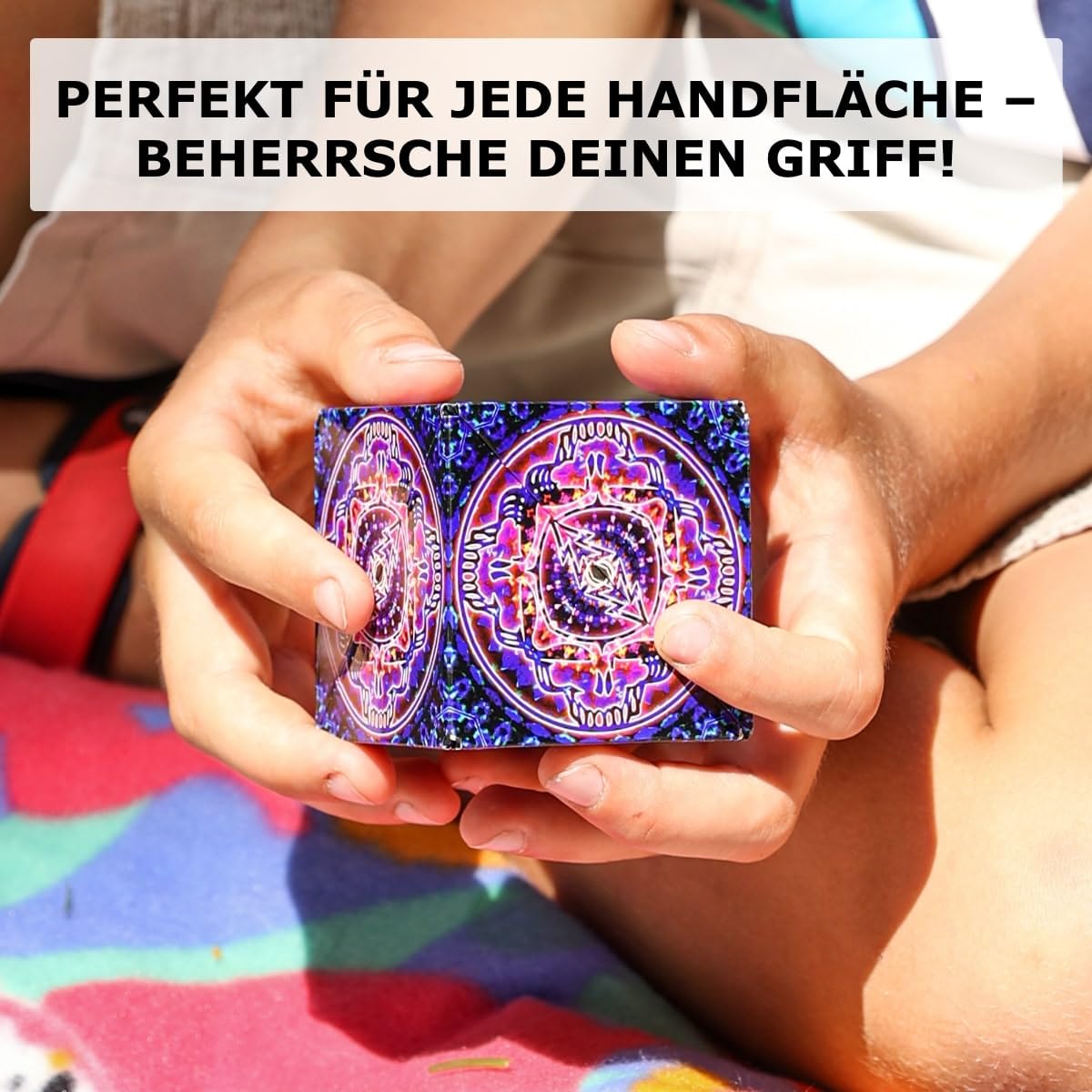 SHASHIBO Shape Shifting Box - Award-winning, patented fidget cube with 36 rare earth magnets - transforms into over 70 shapes (Confetti)