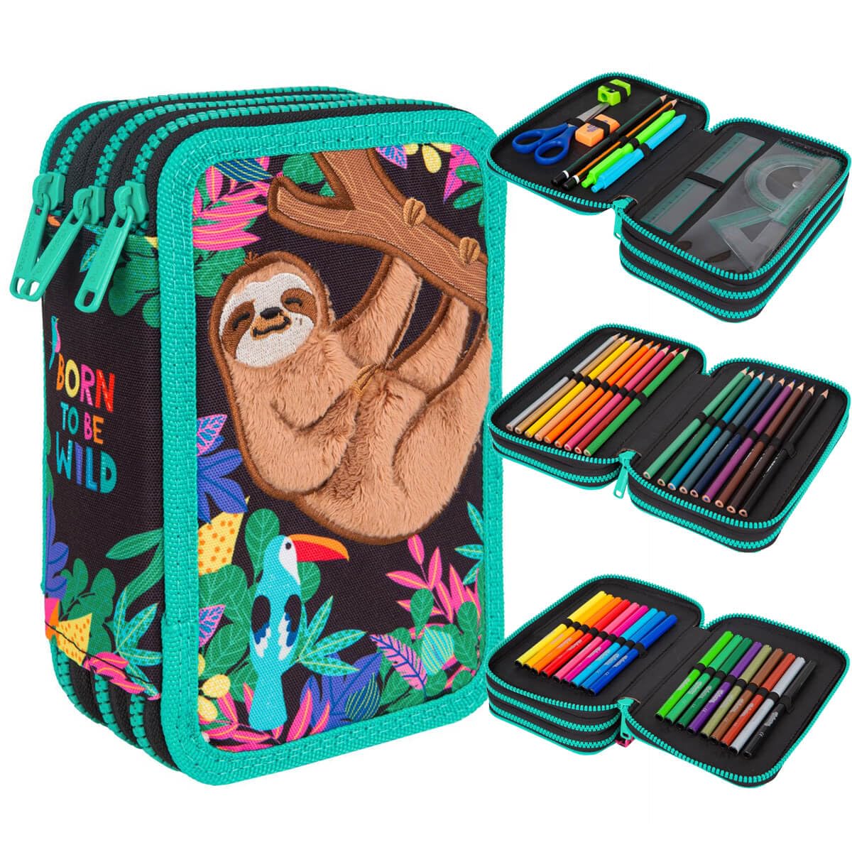 Colorino F067653, pencil case Jumper 3 WILDKID, multicolor.