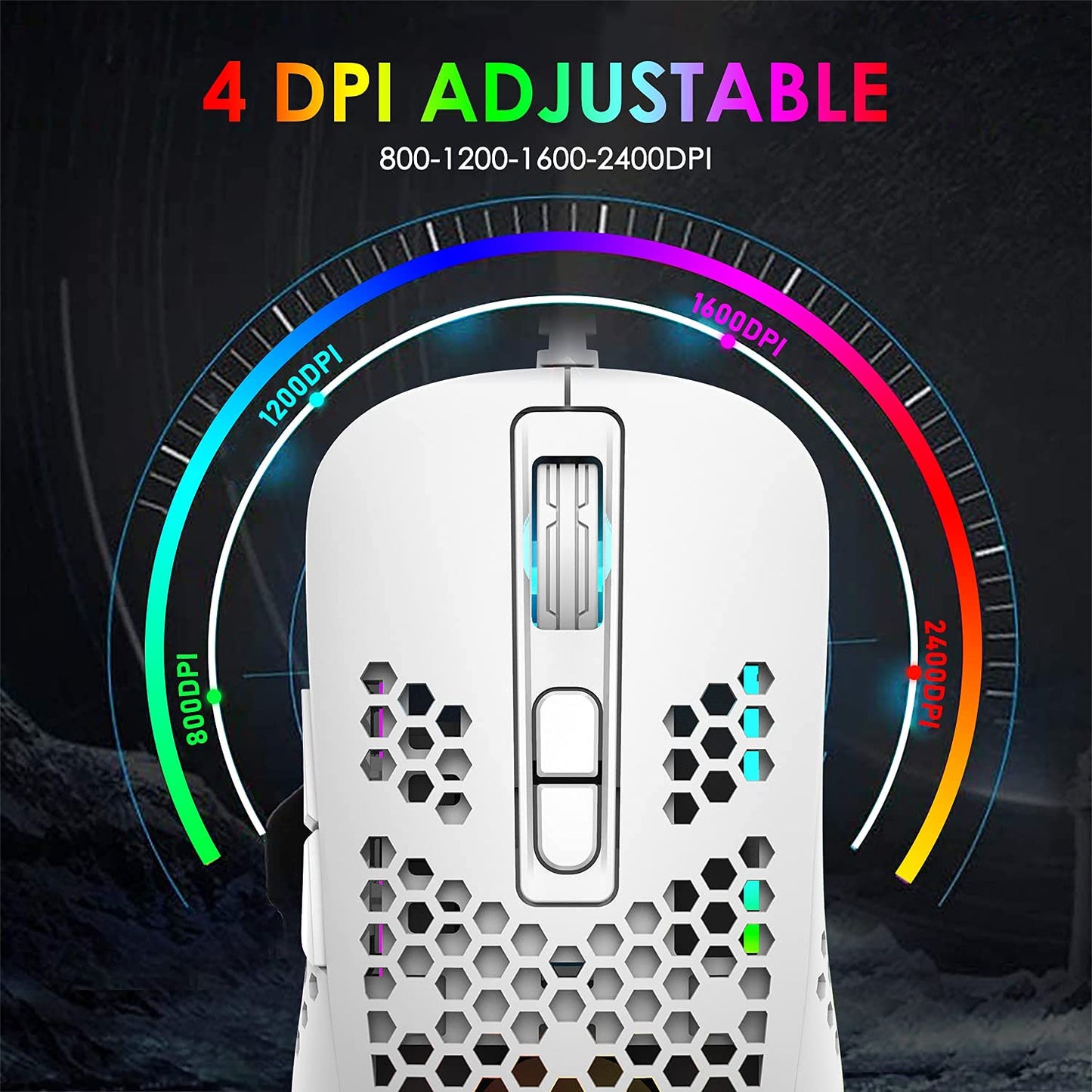 60% wired RGB gaming keyboard, 61-key mini keyboard with 11 RGB Chroma backlighting, floating ABS keycaps, full anti-ghosting keys, mechanical USB keyboard