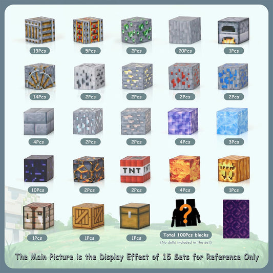 Welmay Magnetic Building Blocks, 100PCS Magnet Blocks for Kids, Montessori Magnetic Toy for Boys and Girls 3 4 5 6+ Years, Creative Magnetic Building Blocks, 2.3CM