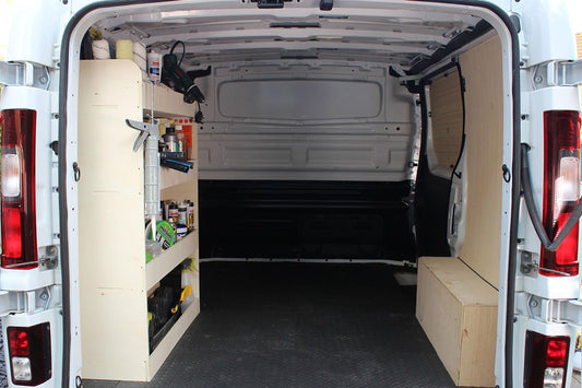 VANIFY - Compatible with Renault TRAFIC L2 2015+ Vehicle Fittings, Vehicle Shelves, Driver Side Rear Shelf