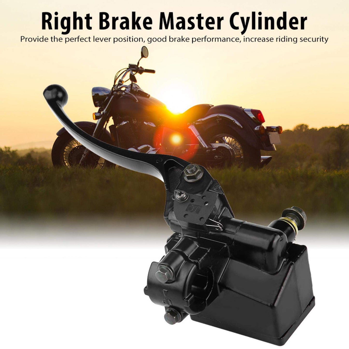 brake cylinder scooter, motorcycle master brake cylinder, motorcycle brake pump, 7/8" 22mm motorcycle front right brake clutch lever brake cylinder clutch lever main cylinder motorcycle master brake cylinder for YFZ4