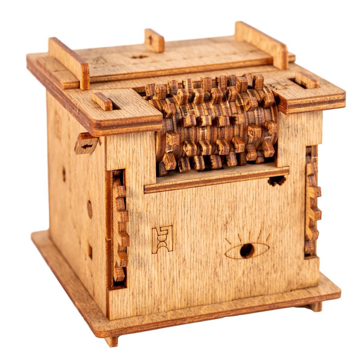 iDventure Cluebox - Schrödinger's Cat - Escape Room Game - 3D Wooden Puzzle - Money Gift Puzzle Box - IQ Puzzle - Mystery Box and Birthday Gift - Gadget for Men - Mechanical Brain Teasers