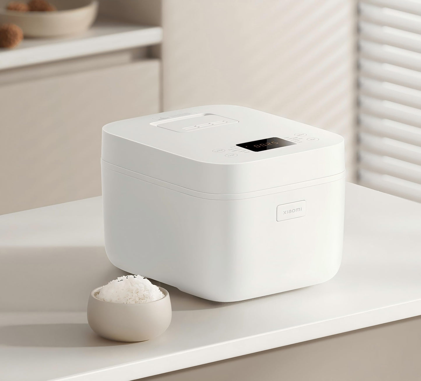 Xiaomi Multifunctional Rice Cooker 4L, Compact & Fast, Cook rice in 30min, 6-layer non-stick inner pot, 24h timer & 12h keep warm function, steaming function, 10 cooking modes, easy to clean.