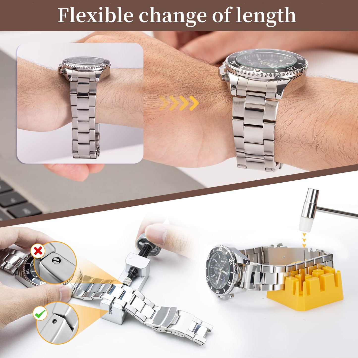 【2025 Full Version】Eventronic Watch Tool Set + Watch Press, Watch Case Press Tool, Watchmaker Tool Set, Watch Tool Battery Replacement, Case Closer Watch Repair Tool with 12 Pressure Plates