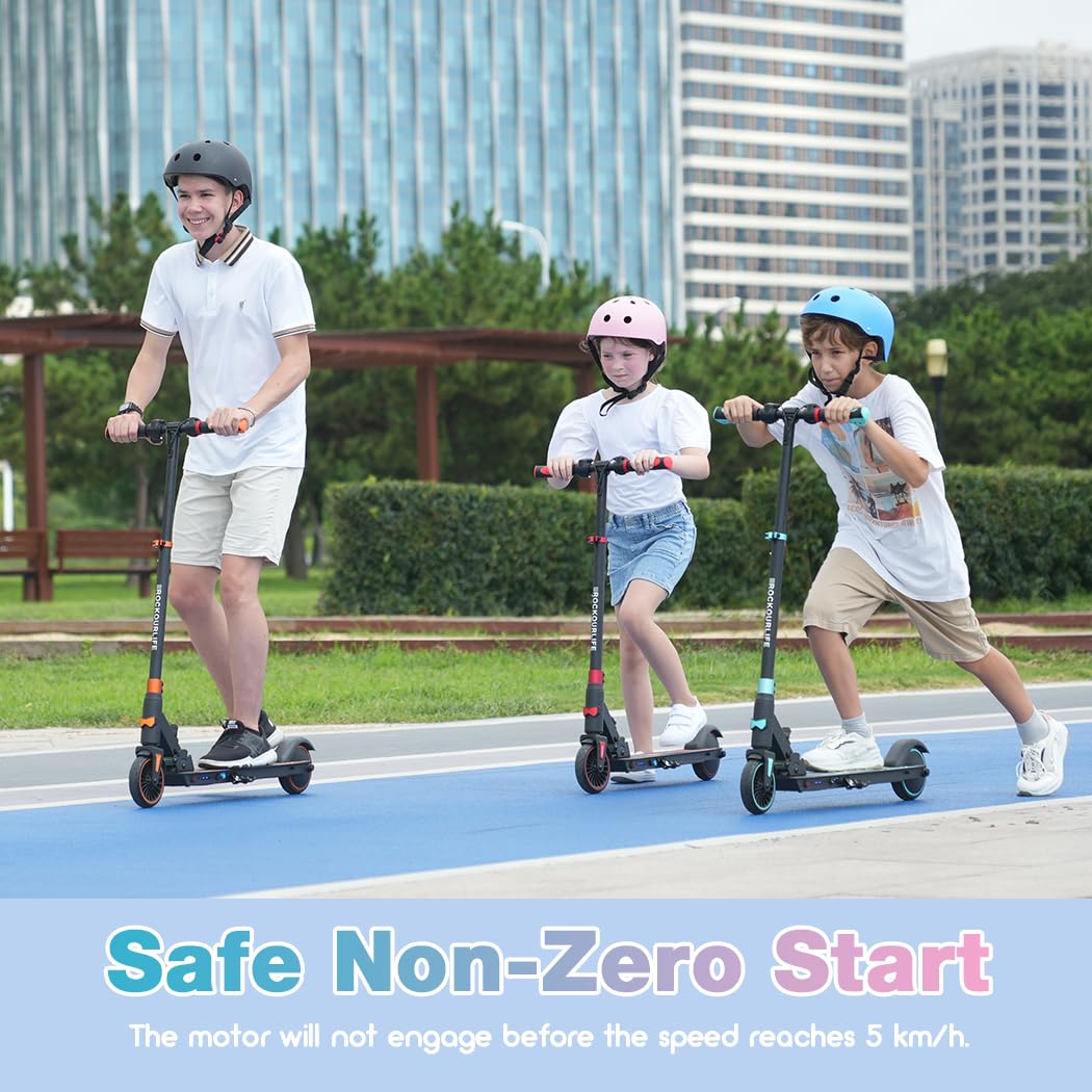 RCB R15 E-Scooter Children (8-12-16 years) - up to 20 km/h, Max. Range 16 km, Electric scooter foldable for children, Gift for children and teenagers.