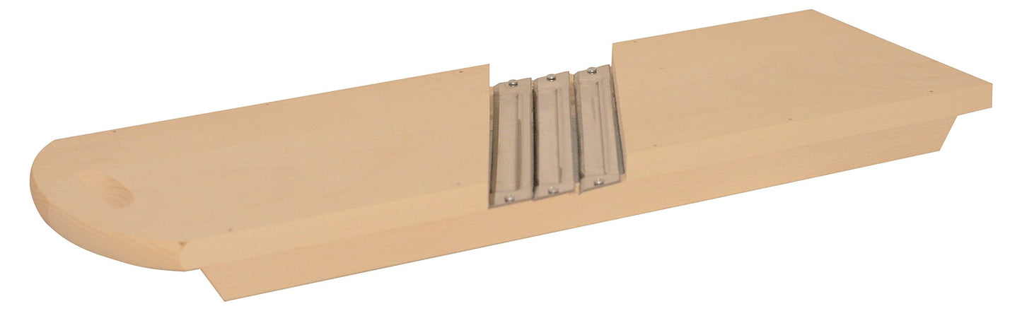 K&K Krauthobel / Cabbage Cutter medium, 60 x 24 cm, made of high-quality poplar wood Type Classic