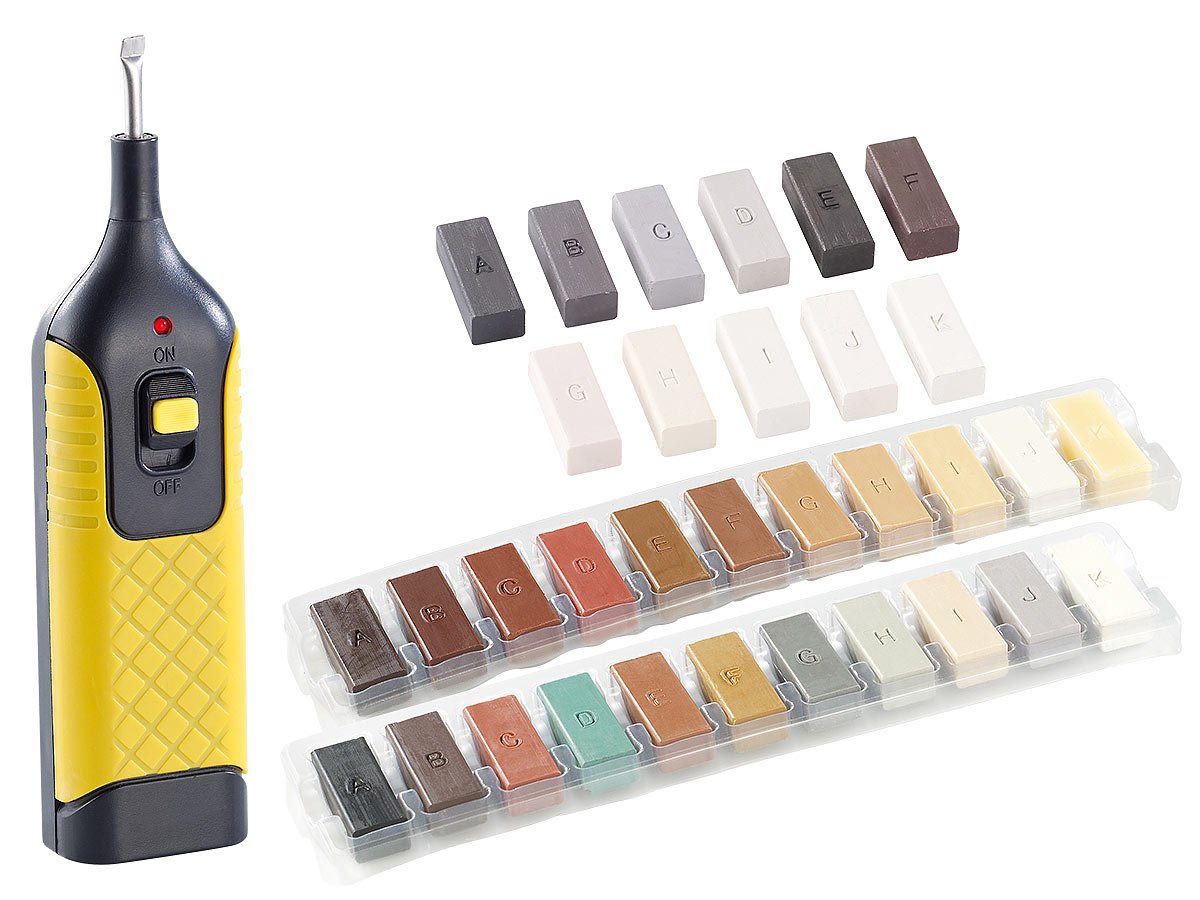 AGT Wood Repair: Complete repair kit for wood, plastic, and stone surfaces (Paragraph repair complete set, repair kit tiles, AGT floor)