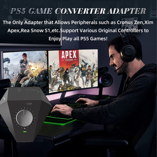 Beloader Pro game adapter for Cronus Zen/Xim Apex/Titan Two/Cronus Max controller emulator - PS5 game compatible - adapter converter for PS4/Xbox Series X/S.