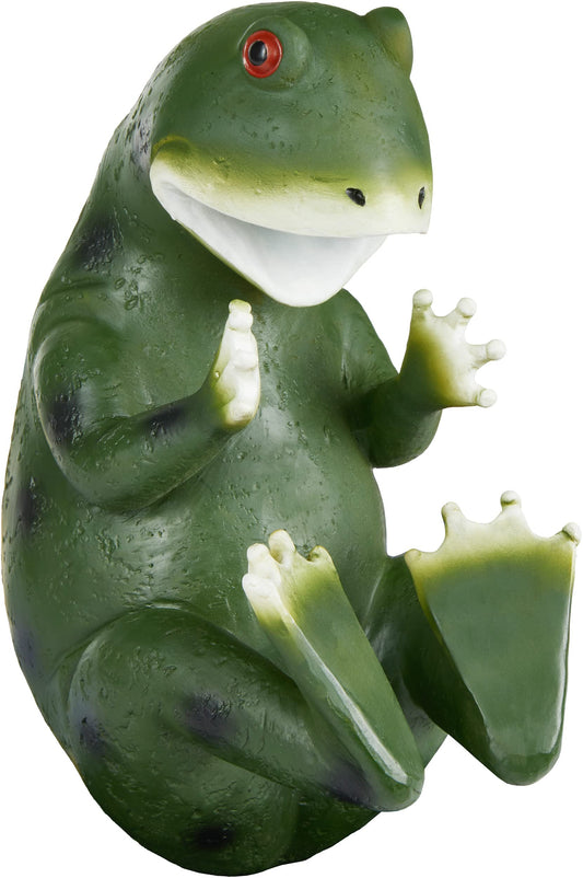 BRUBAKER wine bottle holder Thirsty Frog - Drinking Animals Bottle Holder - Funny Bottle Stand - Hand-painted Decor Figure Bar Wine Accessory for Wine Bar - Witty Decoration - Wine Gift