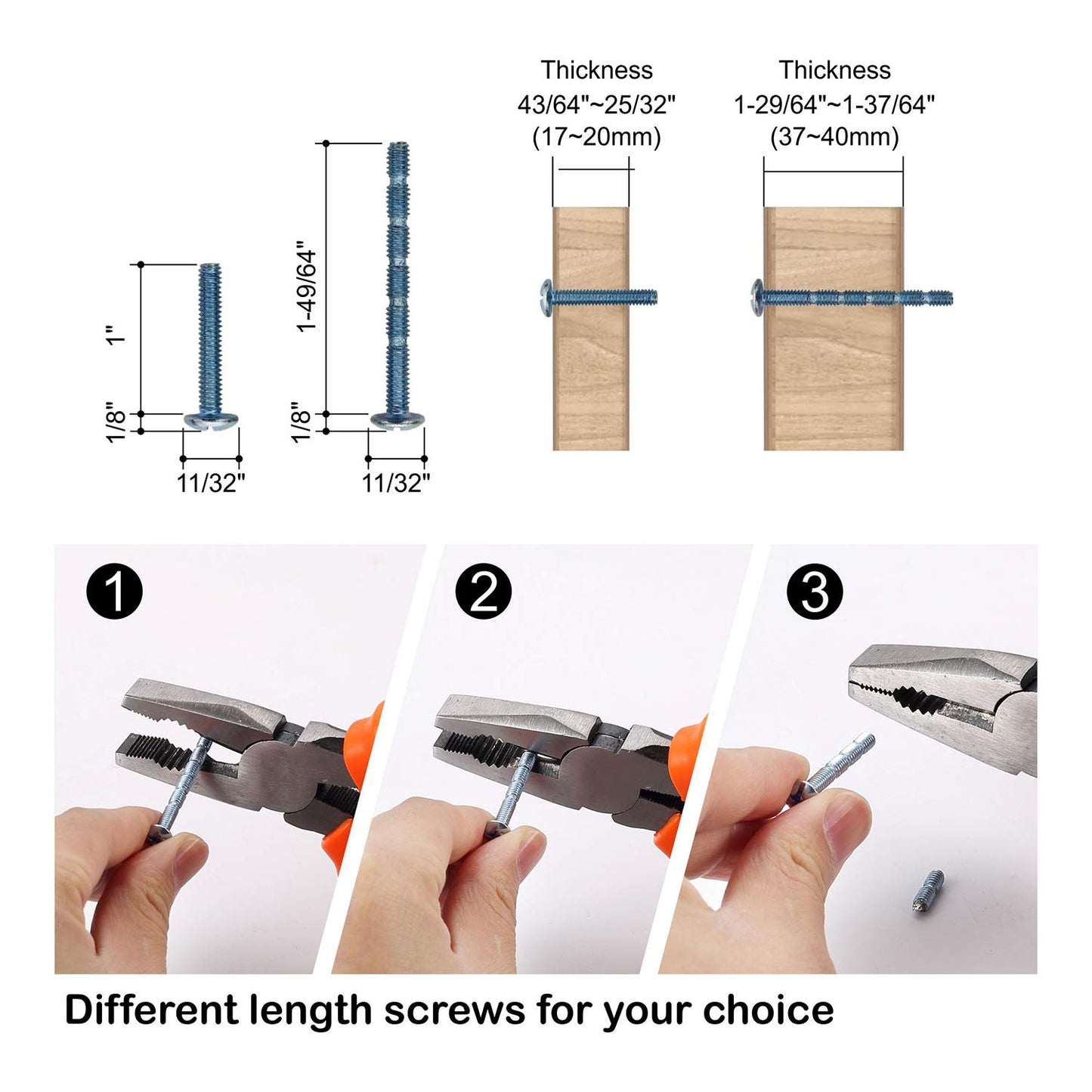 Amerdeco 10 Pack Furniture Handles Brushed Nickel, 96mm Hole Centers, Zinc Alloy Drawer Pulls & Cabinet Handles for Kitchen Cabinets & Wardrobes UK0017